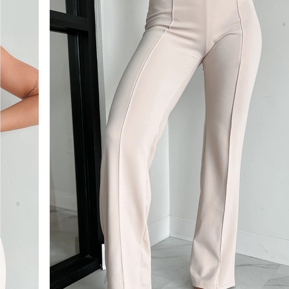 Nanamacs work talk safe green work pants dress pants - Picture 3 of 6